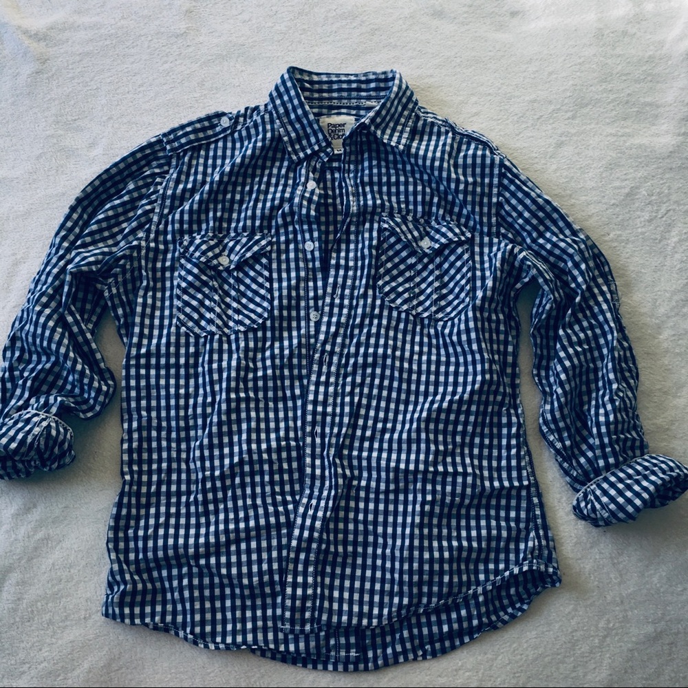 PLAID LONG SLEEVE SHIRT